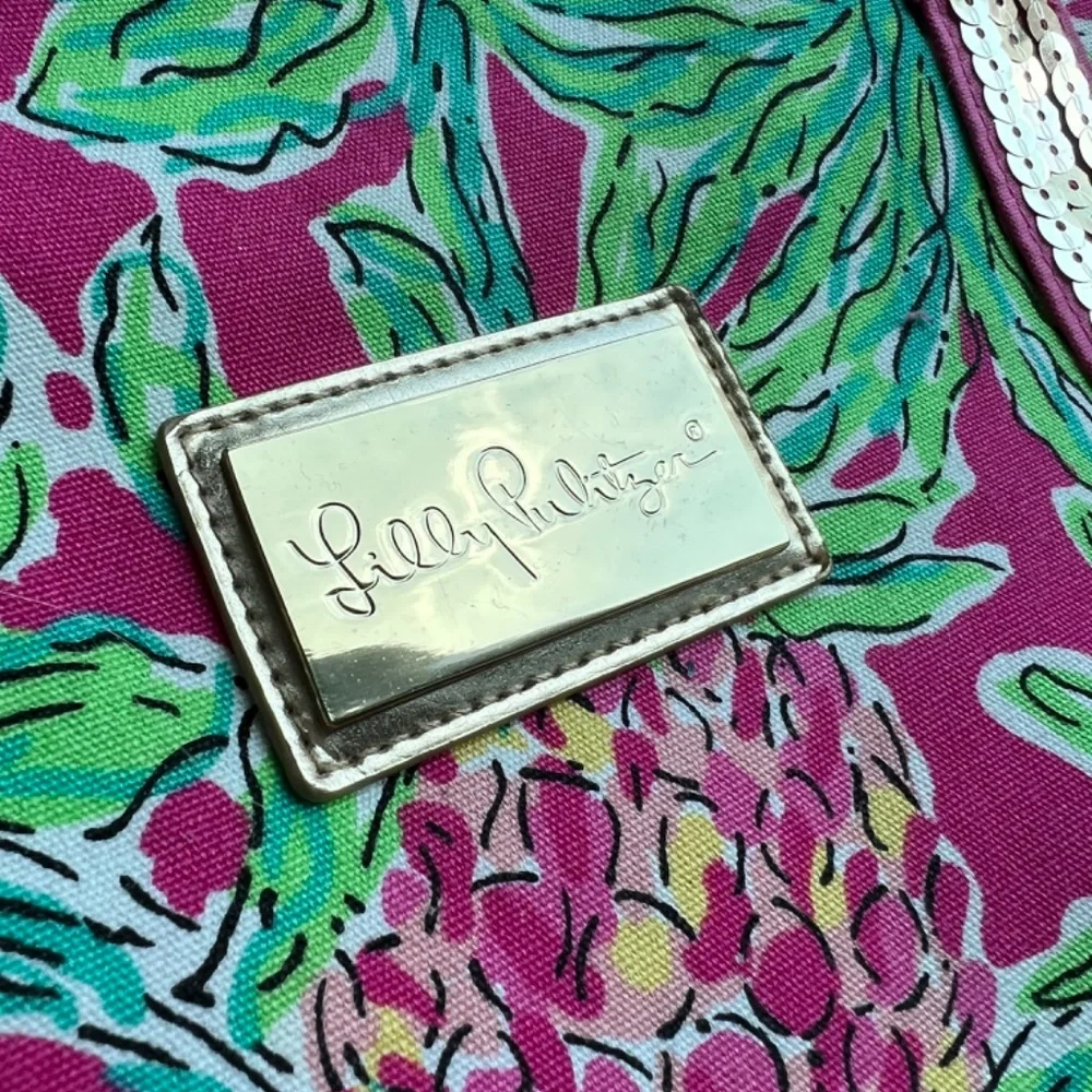 Lilly Pulitzer Spike the Punch Sequin Tote - Picture 5 of 9